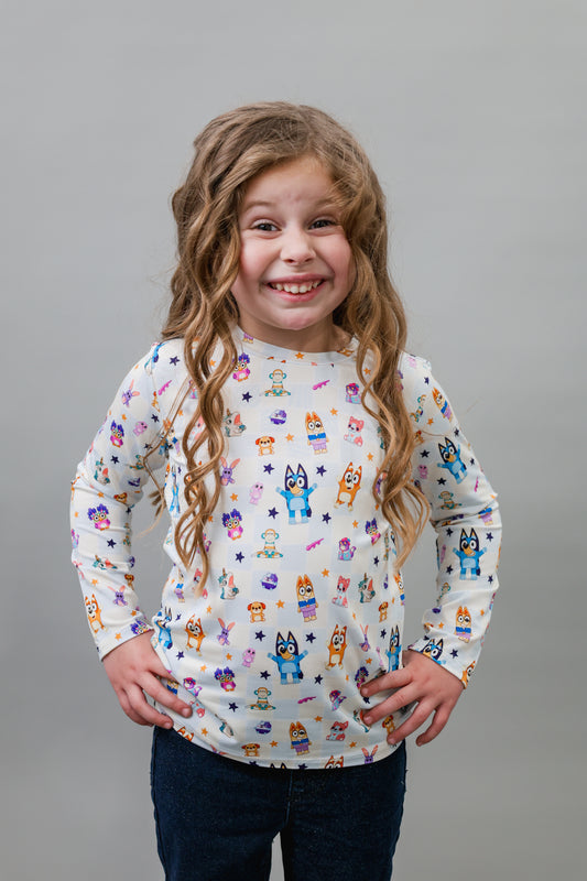 Huggle Pup Party - Long Sleeve Tee