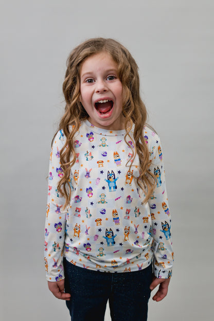 Huggle Pup Party - Long Sleeve Tee