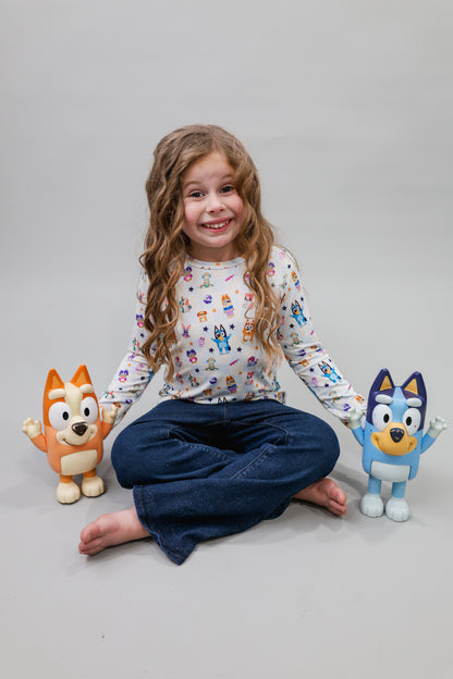 Huggle Pup Party - Long Sleeve Tee