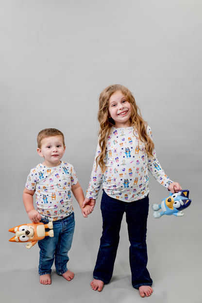 Huggle Pup Party - Long Sleeve Tee