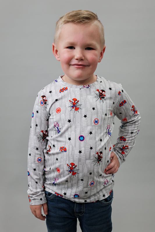 Tiny Spider Crew - Long Sleeve Tee