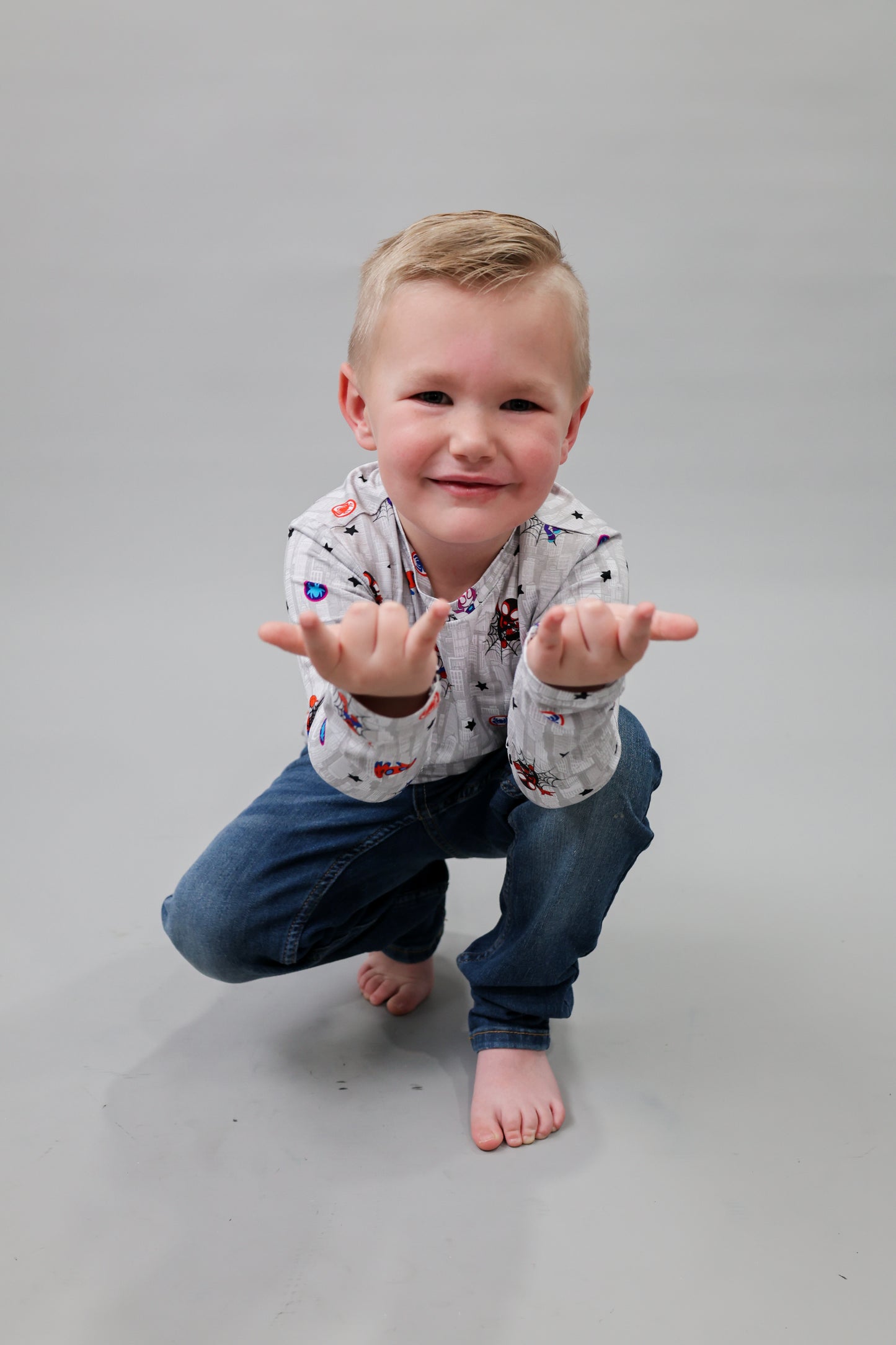 Tiny Spider Crew - Long Sleeve Tee