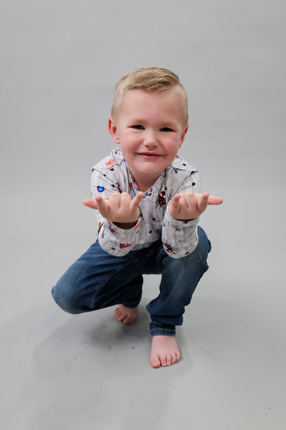 Tiny Spider Crew - Long Sleeve Tee