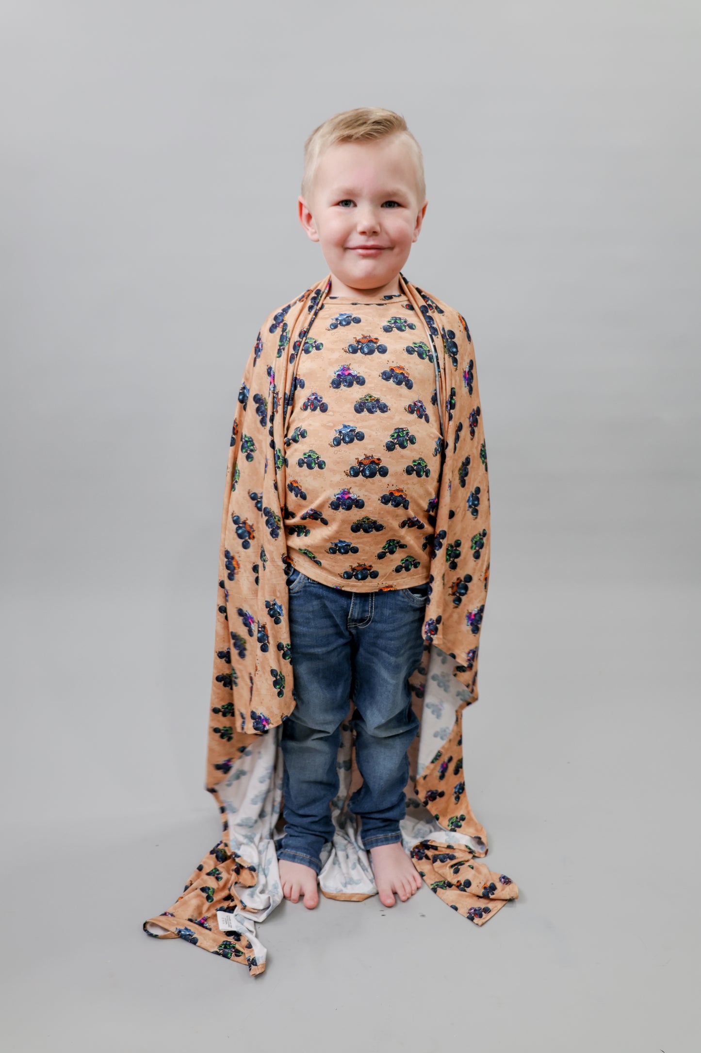 Monster Truck Madness - Lightweight Blanket