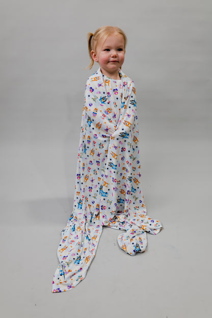 Huggle Pup Party - Lightweight Blanket